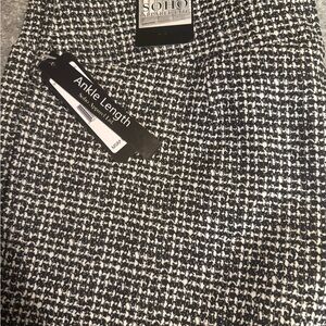 SOHO Black & White Ankle Length Pant